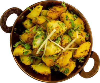 Jeera aloo, a traditional Indian dish